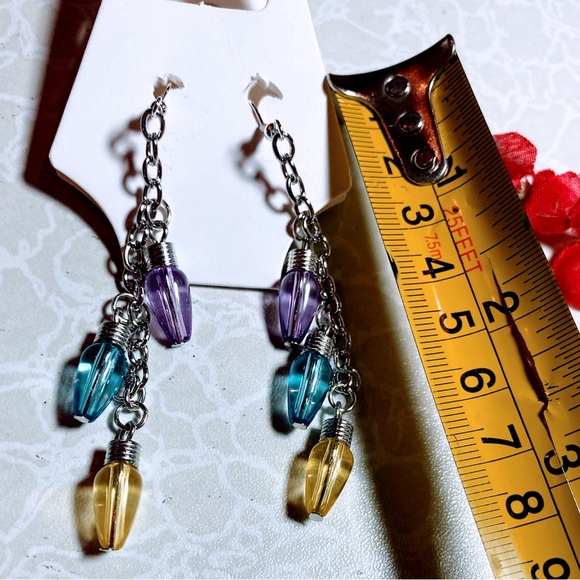 Christmas lights earrings - Picture 3 of 3